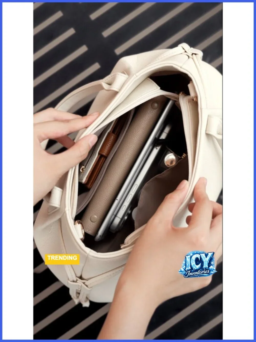 Satchel Bags for Women Trendy Medium Tote Dumpling Purse, Pebble Leather or